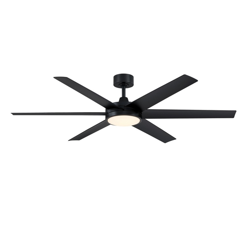 Fanimation FPD6605BL Brawn 64″ Ceiling Fan Black