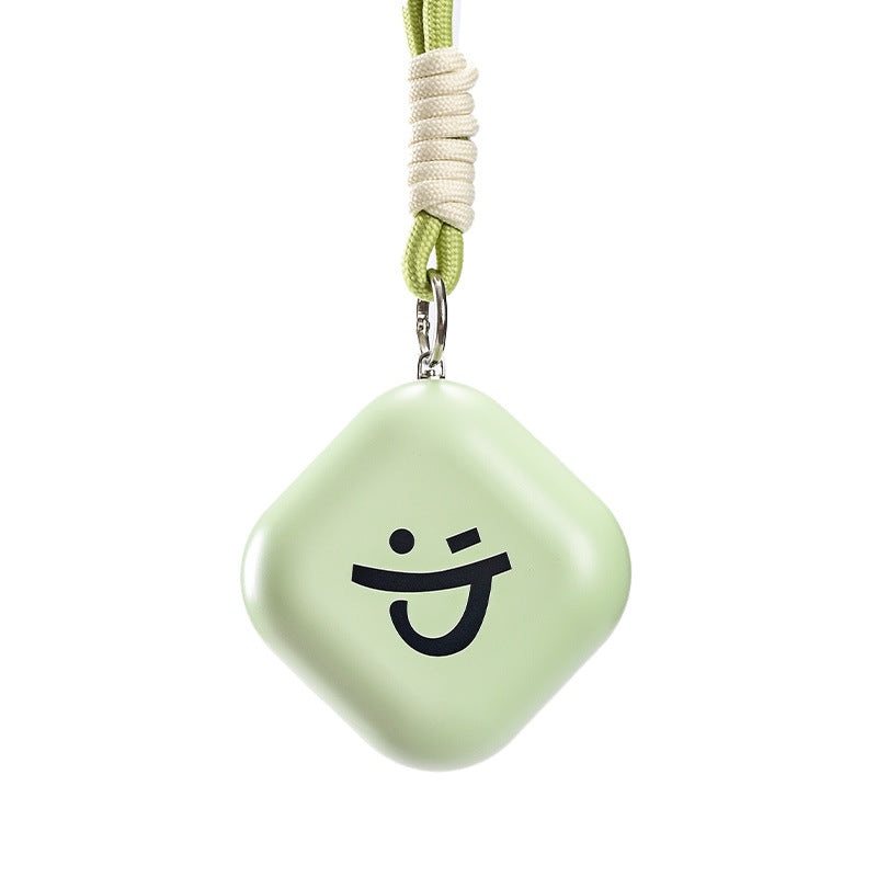 Green Cute Block Hand Warmer – Fast Heating Portable Electric Warmer with Lanyard