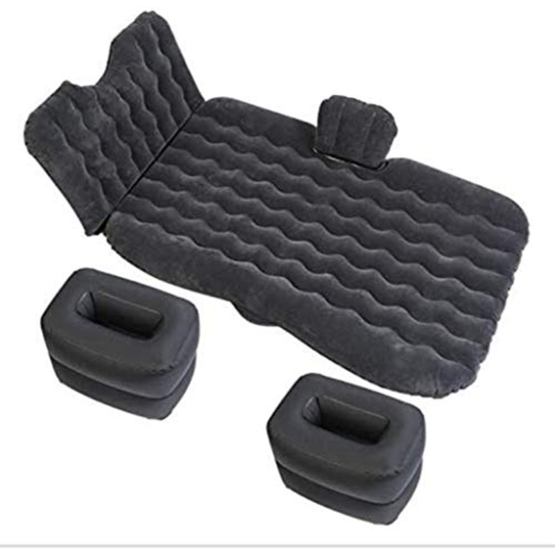 HongLianRiven Lettino da Viaggio Addensato Materasso Tornio Impermeabile Car Travel Materasso Gonfiabile Tornio Cuscino ispessite Outdoor Divano Nero 5-14