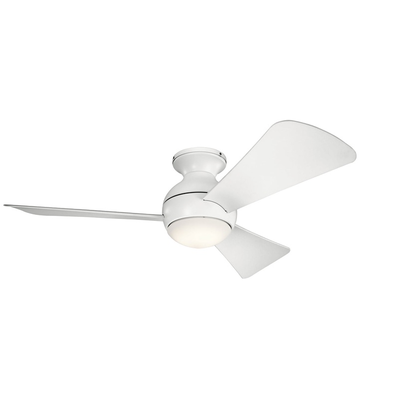 Kichler 330151MWH 44″ Ceiling Fan, Matte White