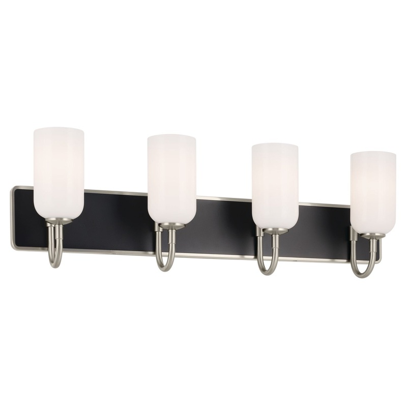 Kichler 55164NI Four Light Bath, Brushed Nickel