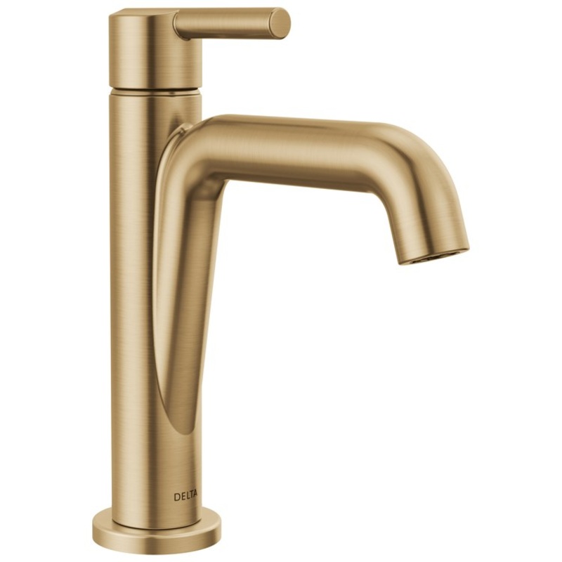 Lavatory Faucet Nicoli 1 Lever ADA WaterSense Brilliance Champagne Bronze 1.2 Gallons per Minute 4-7/8 Inch