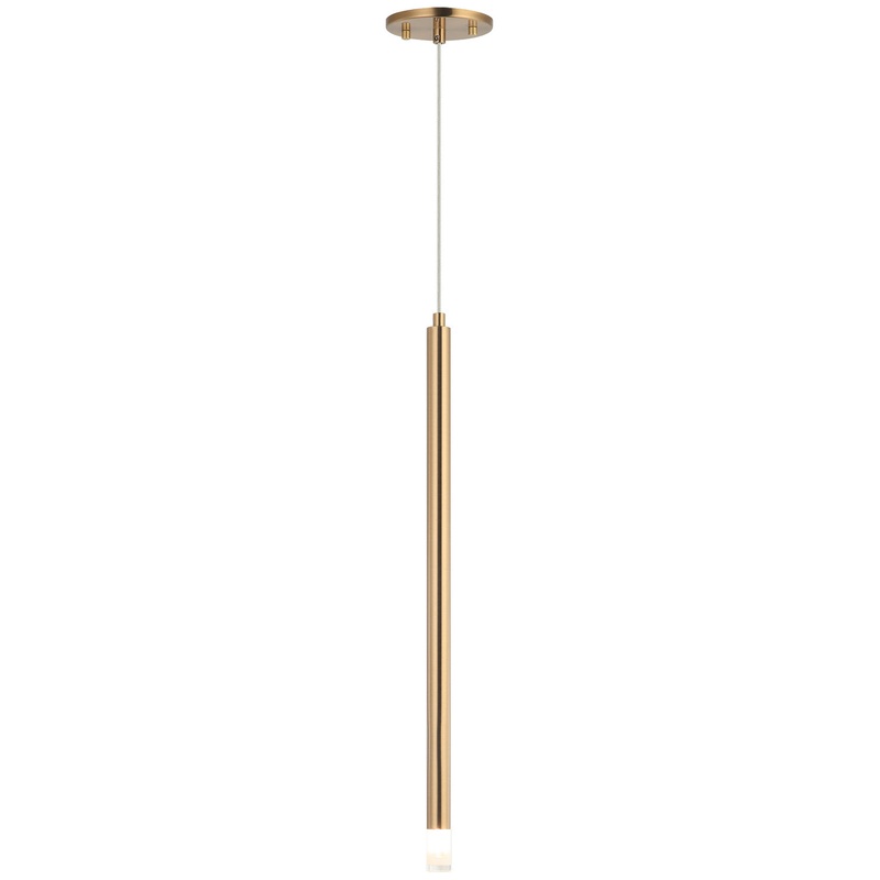 Pendant from the Reigndrop Collection in Aged Gold Brass Finish by Matteo Lighting
