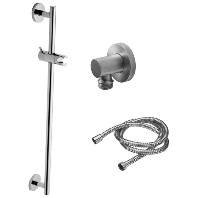 Tiburon Wall-Mount Handshower Slide Bar Kit – Polished Chrome