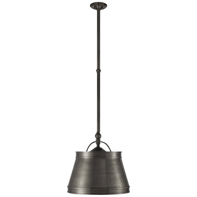 Two Light Lantern from the Sloane Collection in Bronze Finish by Visual Comfort Signature