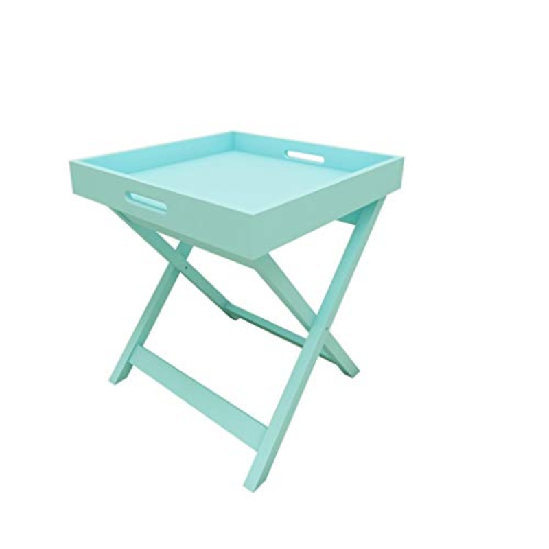 Yyqx Comodino Lato Pieghevole, Divano Quadrato Tavolo Nordic Semplice Balcone Camera da Letto Comodino Comodini Letto