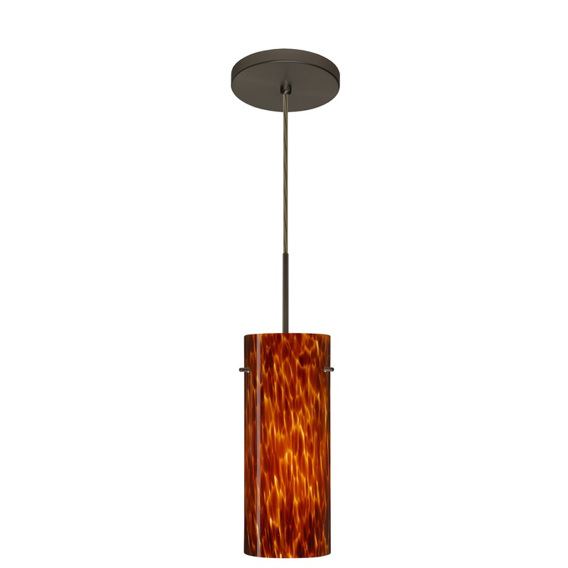Besa 1JT-412318-LED-BR Stilo One Light Pendant Bronze