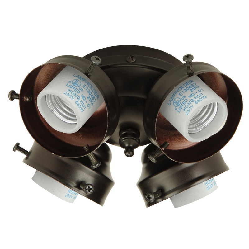 Craftmade F405-OB-LED Universal Four Light Fitter Oiled Bronze (Discontinued)