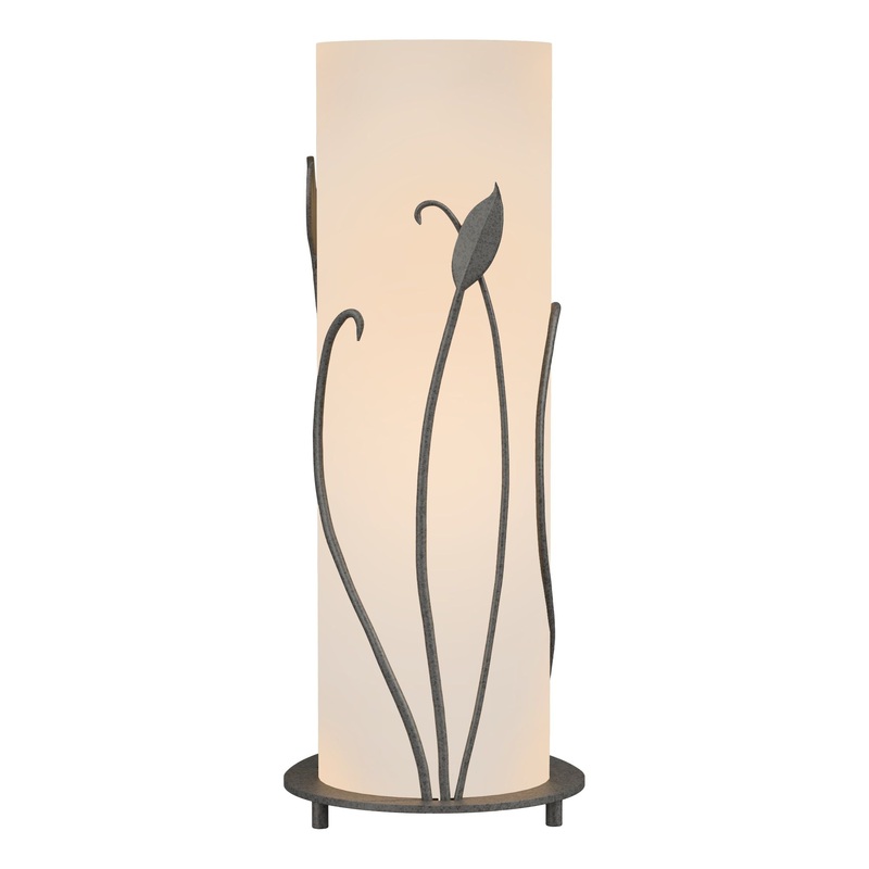 Forged Leaves Table Lamp Natural Iron