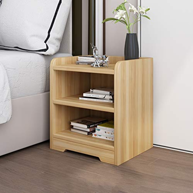 JKGHK Comodino, Tavolino Laterale, Tavolini da Salotto, Armadietto per Archivio, Armadietto per Comodini da Ufficio,Giallo,No Drawer