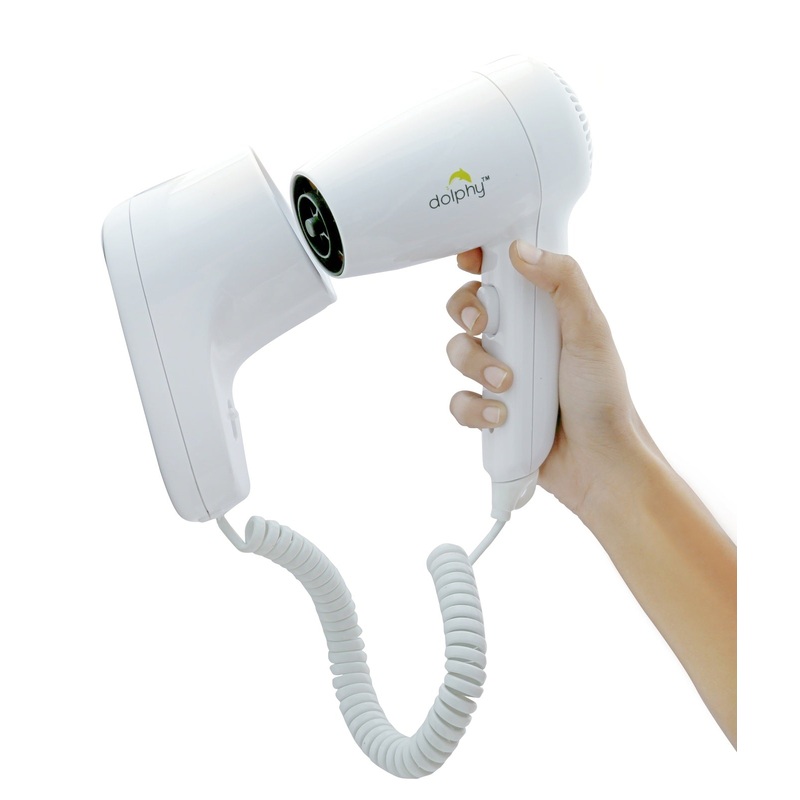 Wall Mount Hair Dryer 1200W – White