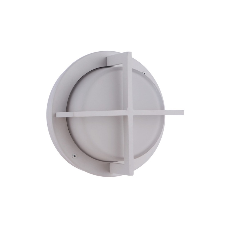 Craftmade ZA5912-TW Bulkhead Round Two Light Outdoor Bulkhead Textured White