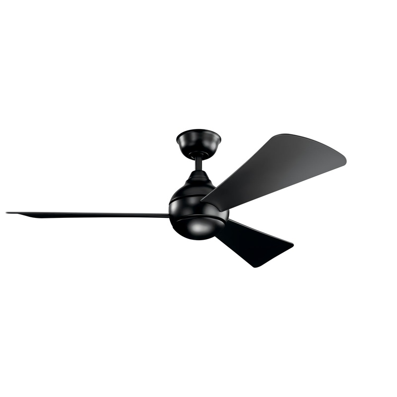 Kichler 330152SBK 54″ Ceiling Fan, Satin Black