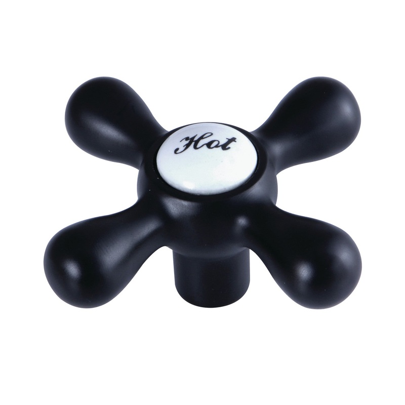 KSH266MBH Hot Metal Cross Handle, Matte Black