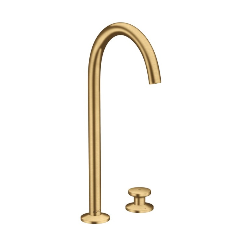 Lavatory Faucet One 260 1 Knob WaterSense Brushed Gold Optic 1.2 Gallons per Minute Less Drain 2 Hole Select/AirPower/Comfort Zone/EcoRight