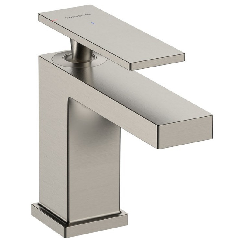 Lavatory Faucet Tecturis E 80 1 Lever ADA WaterSense Brushed Nickel 1.2 Gallons per Minute Deck Mount Pop-Up 1 Hole AirPower EcoSmart ComfortZone