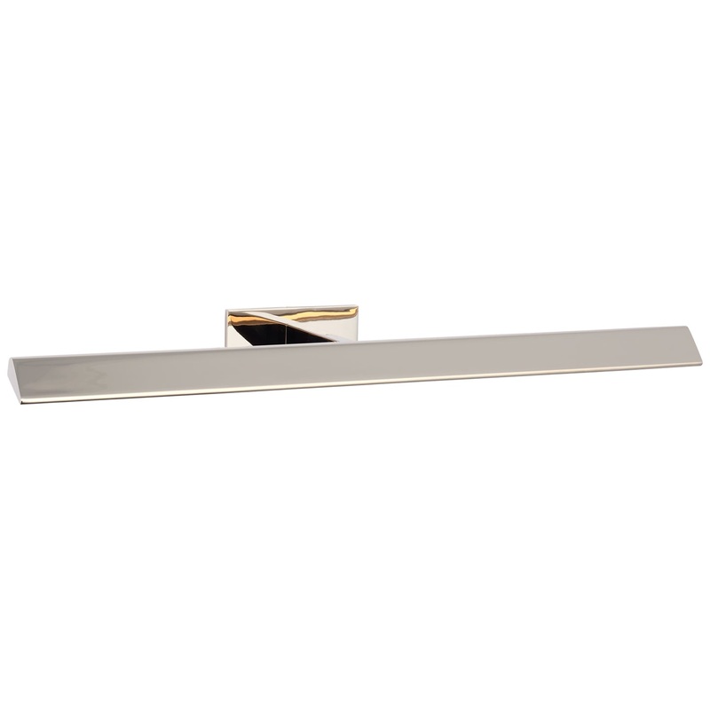 LED Picture Light from the Petrel Collection in Polished Nickel Finish by Visual Comfort Signature
