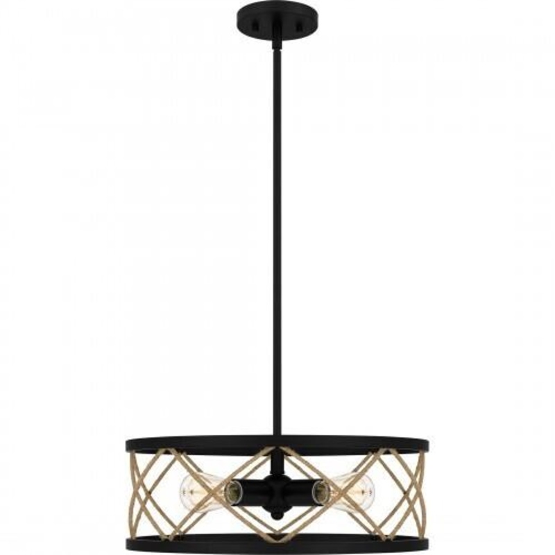 Quoizel QP5632MBK Quoizel Pendant Pendant 4 lights matte black Pendant