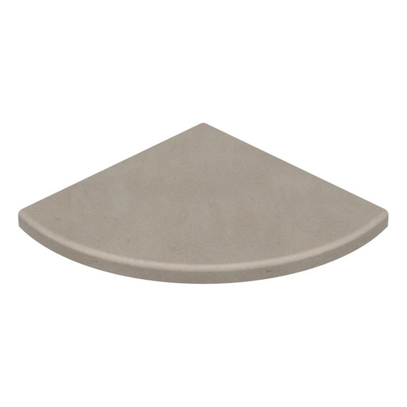 Shower Basket Aerie ES-8 Corner Shelf Limestone 8.5 x 8 Inch SMC Wall Mount