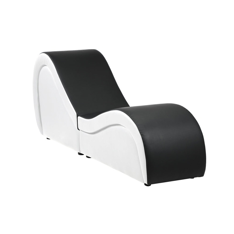 Tantra Sofa Love Seat Chaise Lounge Couples Yoga Bed BK&WH