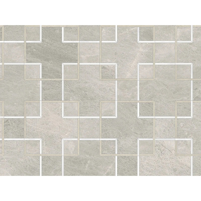 Utopio Schema Clay Honed Natural Stone Waterjet Mosaic