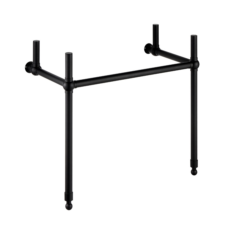 ANZZI CS-FRKD01MB Verona 34.5 in. Console Sink in Matte Black