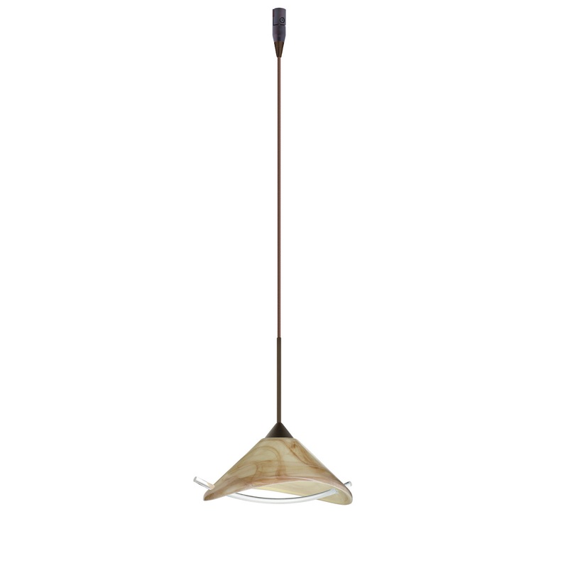 Besa RXP-181305-BR Hoppi One Light Pendant Bronze