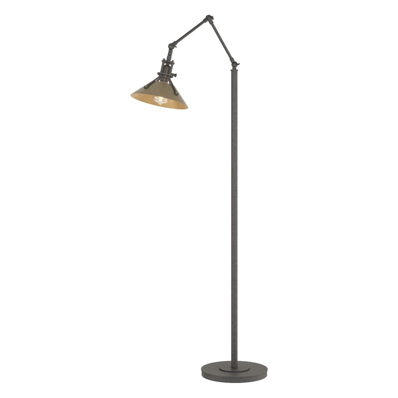 Henry Floor Lamp Natural Iron Soft Gold
