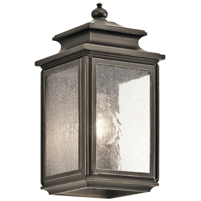 Kichler 49501OZ One Light Outdoor Wall Mount, Olde Bronze