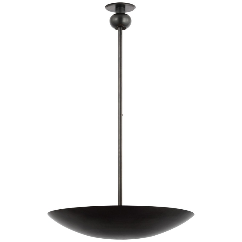 LED Chandelier from the Comtesse Collection in Bronze Finish by Visual Comfort Signature