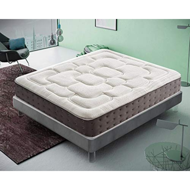 Materassiedoghe – Materasso Piazza e Mezza Memory a 9 Zone differenziate – Alto 30 cm – Presidio Medico -Ergonomico – Antiacaro – Ortopedico – 100% Made in Italy