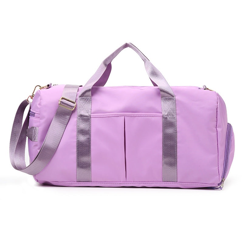Purple Dry Wet Separation Gym Bag – Women’s Large Capacity – Training & Travel