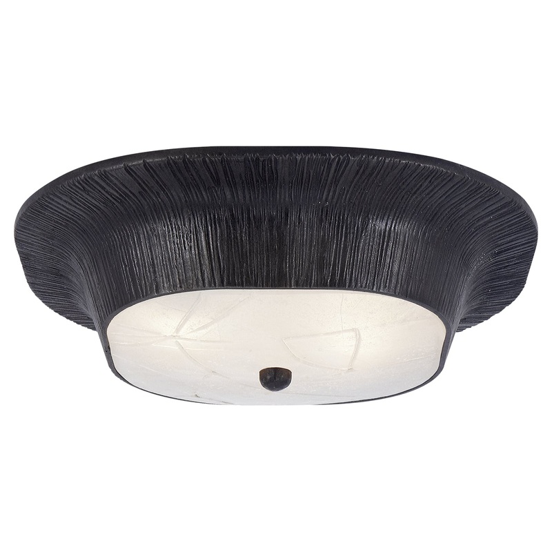 Two Light Wall Sconce from the Utopia Collection in Aged Iron Finish by Visual Comfort Signature