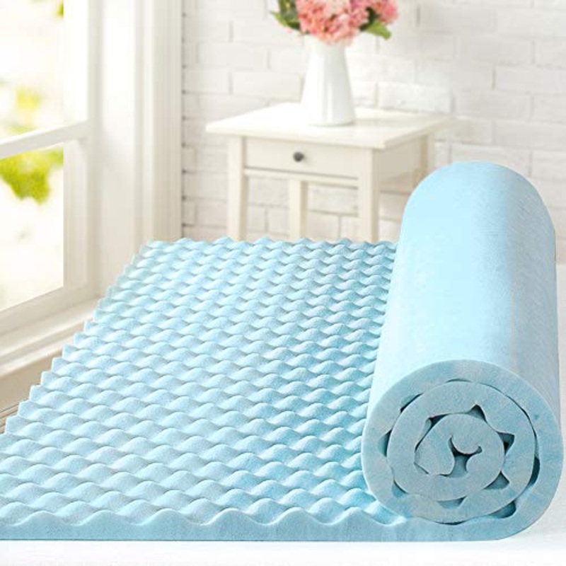 Zinus 3,8 cm Swirl Gel Memory Foam Topper Double