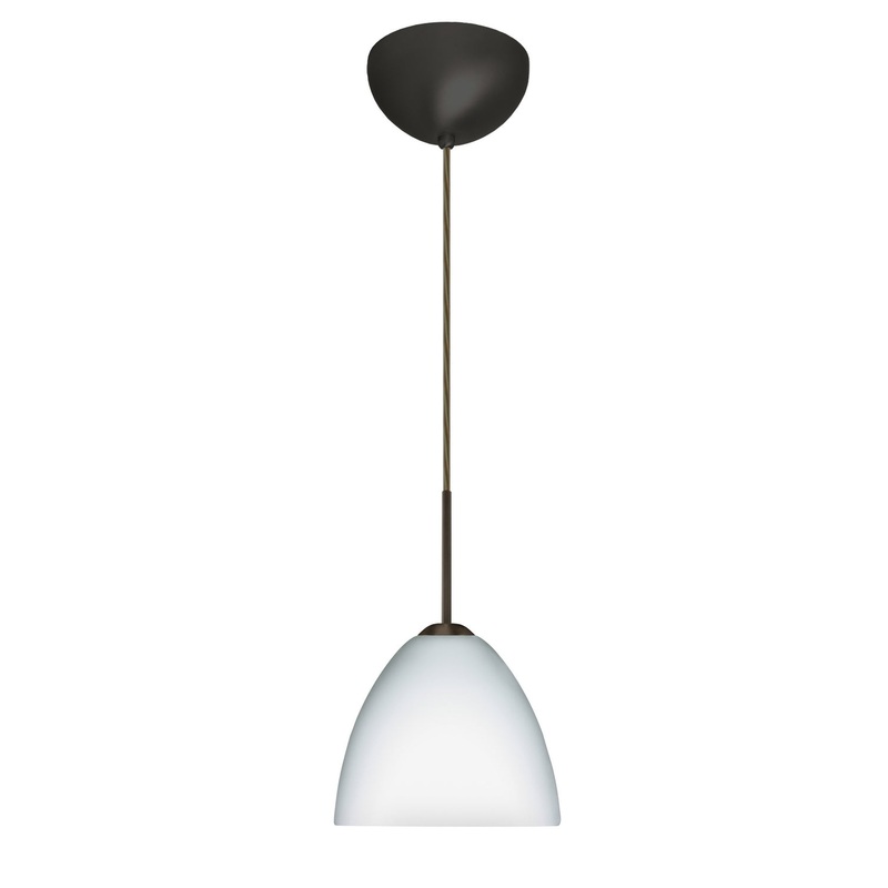 Besa 1BC-757207-MED-BR Sasha One Light Pendant Bronze