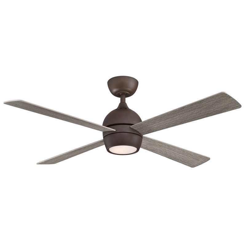 Fanimation FP7652GR Kwad 52 52″ Ceiling Fan Matte Greige