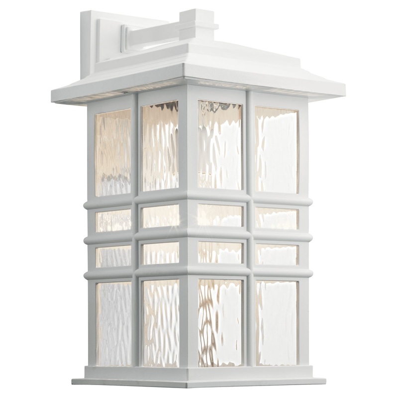 Kichler 49831WH One Light Outdoor Wall Mount, White