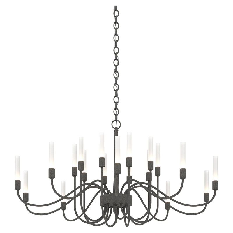 Lisse 20-Arm Chandelier Natural Iron