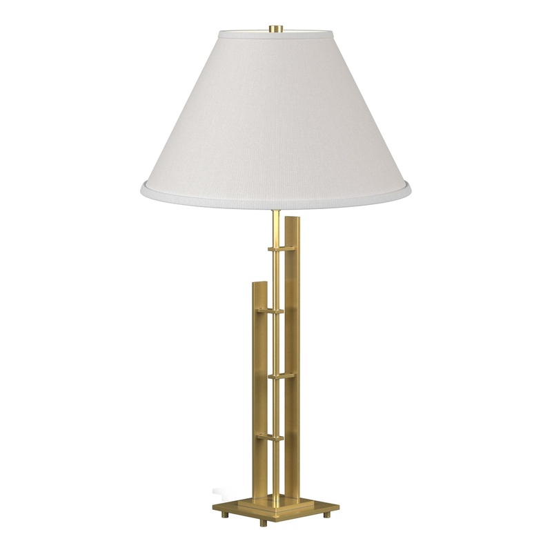 Metra Double Table Lamp Modern Brass