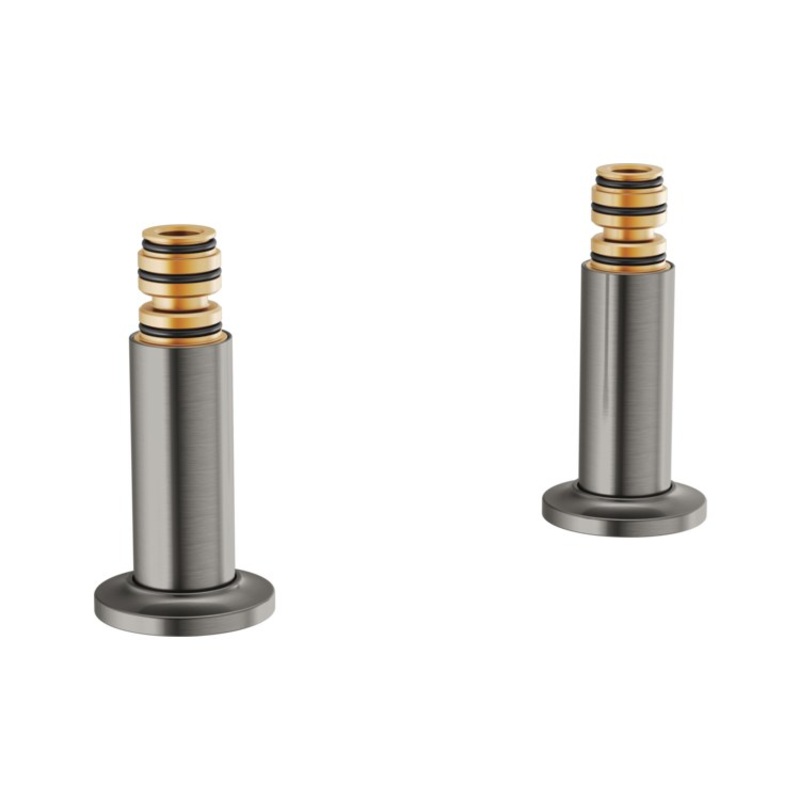 Tub Filler Union Kintsu Deck Mount Riser Brilliance Luxe Steel Brass for T70310-XXLHP Body Assembly and T7030X-XX Trim Kit 2-1/5 Inch