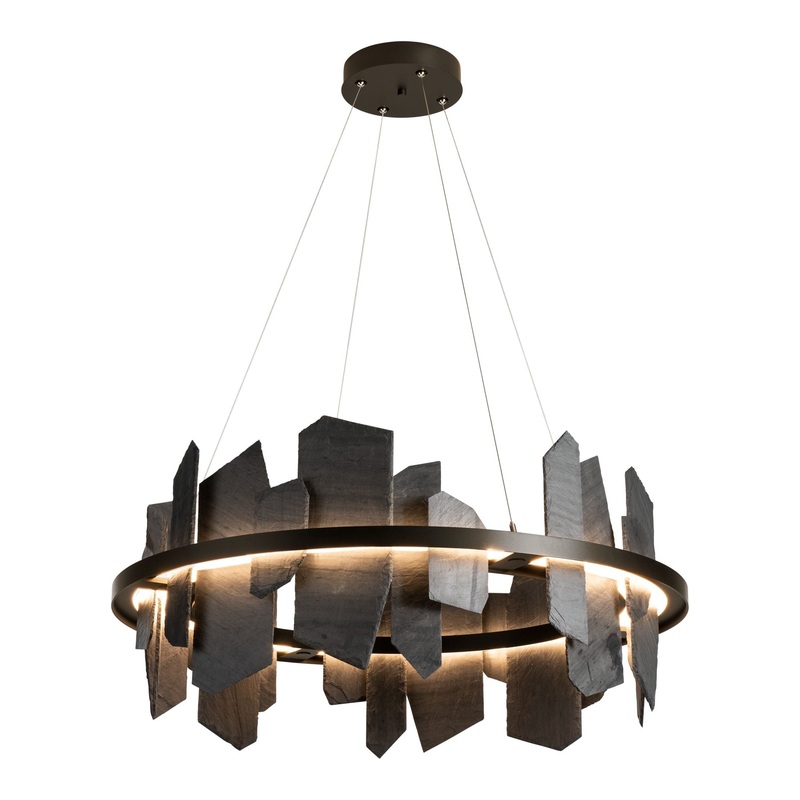 Ardesia Circular LED Pendant Oil Rubbed Bronze