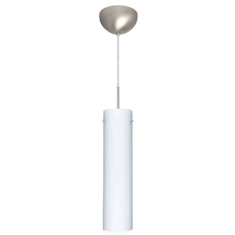 Besa 1JC-722407-LED-SN Stilo One Light Pendant Satin Nickel