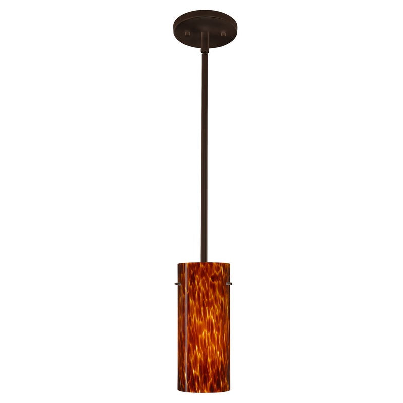 Besa 1TT-412318-LED-BR Stilo One Light Pendant Bronze