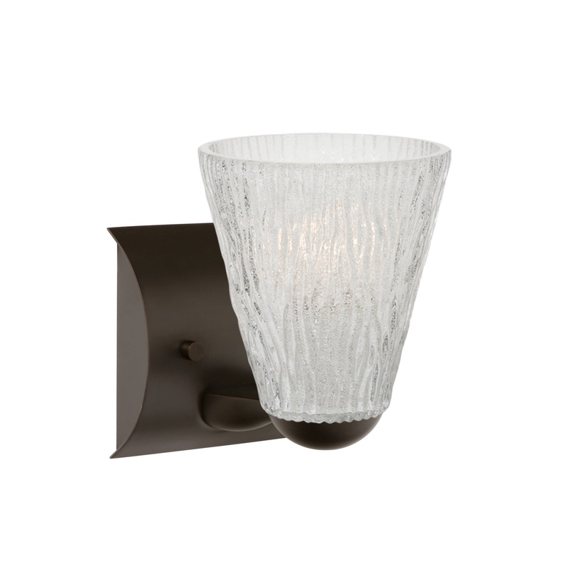 Besa 1WZ-NICO5GL-BR Nico One Light Wall Sconce Bronze (Discontinued)