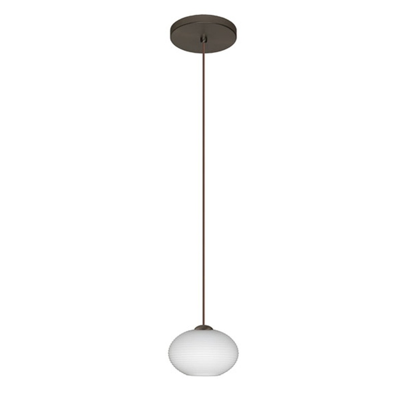 Besa 1XT-561207-LED-BR Lasso One Light Pendant Bronze