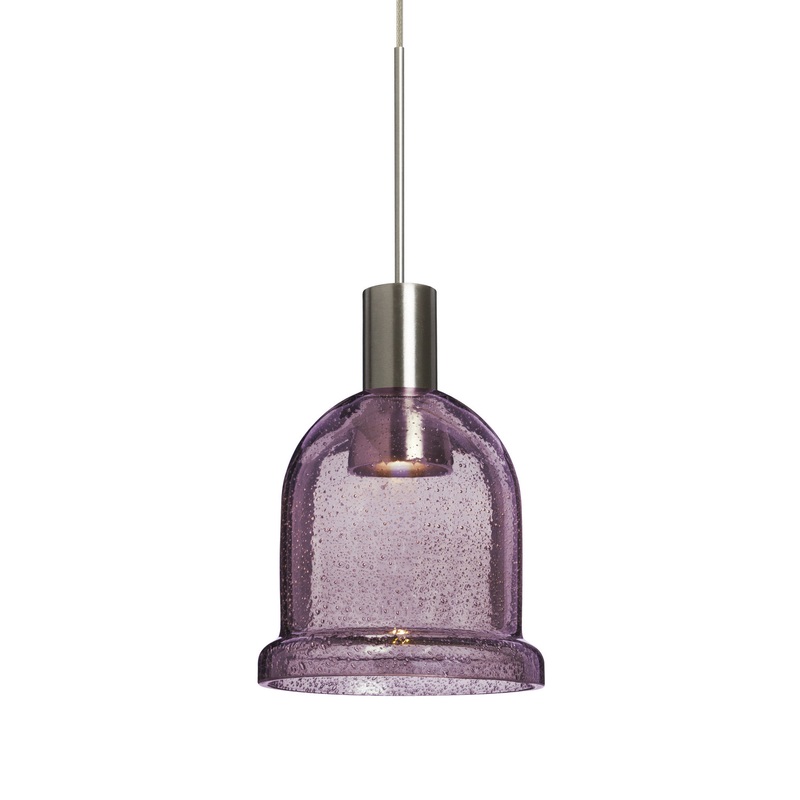 Besa 1XT-KIBAPL-LED-SN Kiba LED Pendant Satin Nickel