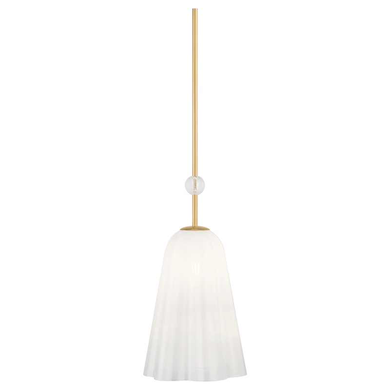 Cambria Heights 1-Light Pendant Aged Brass