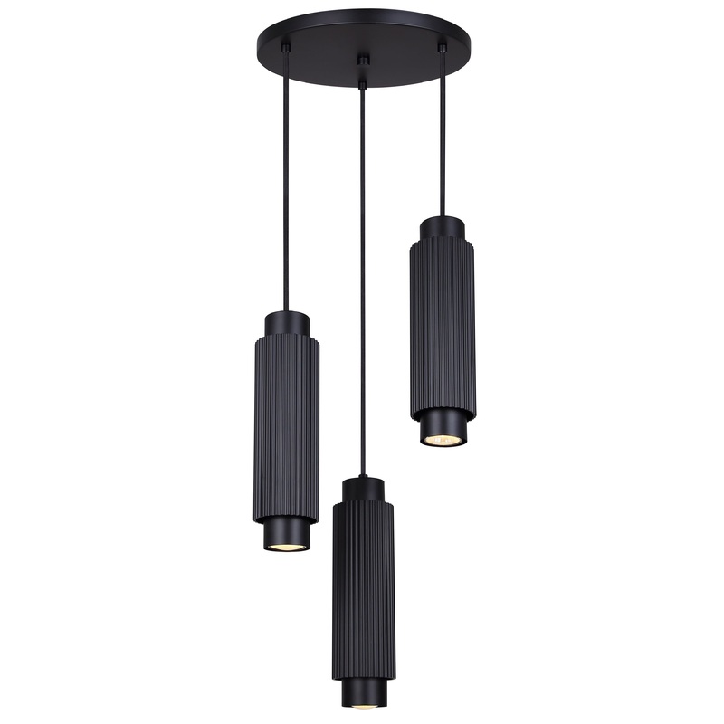 Cohen 3-Light Pendant Black