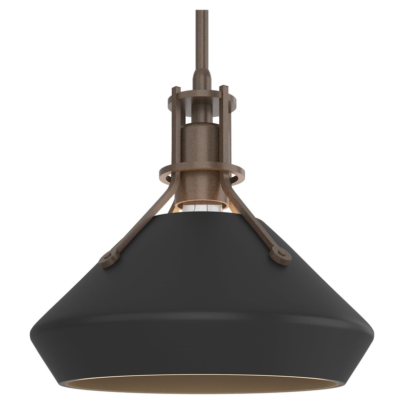 Henry Pendant with Chamfer Bronze Black