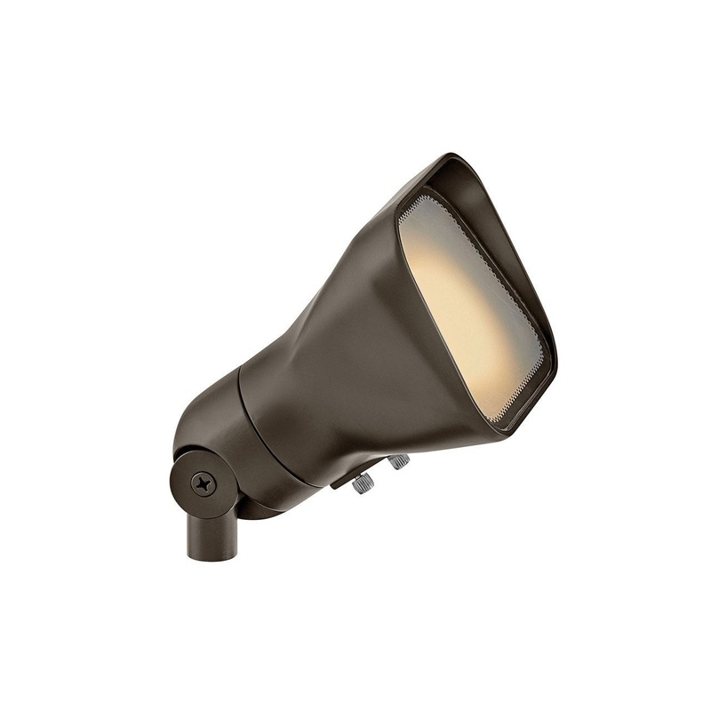One Light Landscape Accent from the Accent Flood Light Collection in Bronze Finish by Hinkley